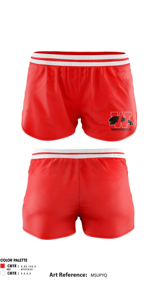 Women's Shorts, Weathersfield Middle School Cheer, Cheer, Teamtime, Team time, sublimation, custom sports apparel, team uniforms, spirit wear, spiritwear, sports uniforms, custom shirts, team store, custom team store, fundraiser sports, apparel fundraiser