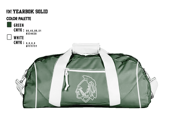 Duffle Bag, Dartmouth High School, Spirit Store, Teamtime, Team time, sublimation, custom sports apparel, team uniforms, spirit wear, spiritwear, sports uniforms, custom shirts, team store, custom team store, fundraiser sports, apparel fundraiser