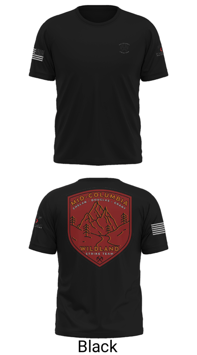 Mid-Columbia Strike Team 42848271 Short Sleeve Performance Shirt - 32