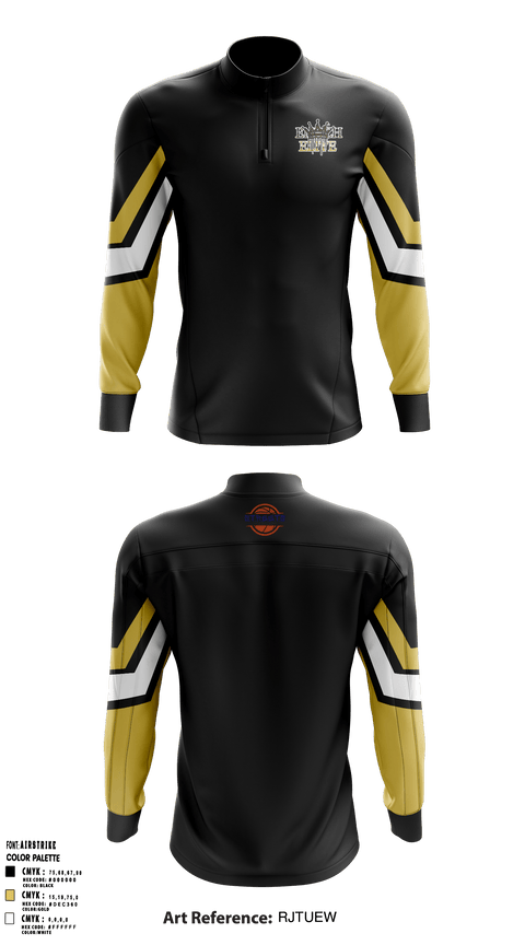 Quarter Zip Jacket, Enoch Elite, Men's Basketball, Teamtime, Team time, sublimation, custom sports apparel, team uniforms, spirit wear, spiritwear, sports uniforms, custom shirts, team store, custom team store, fundraiser sports, apparel fundraiser