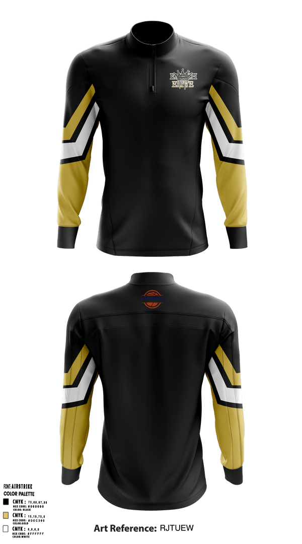 Quarter Zip Jacket, Enoch Elite, Men's Basketball, Teamtime, Team time, sublimation, custom sports apparel, team uniforms, spirit wear, spiritwear, sports uniforms, custom shirts, team store, custom team store, fundraiser sports, apparel fundraiser