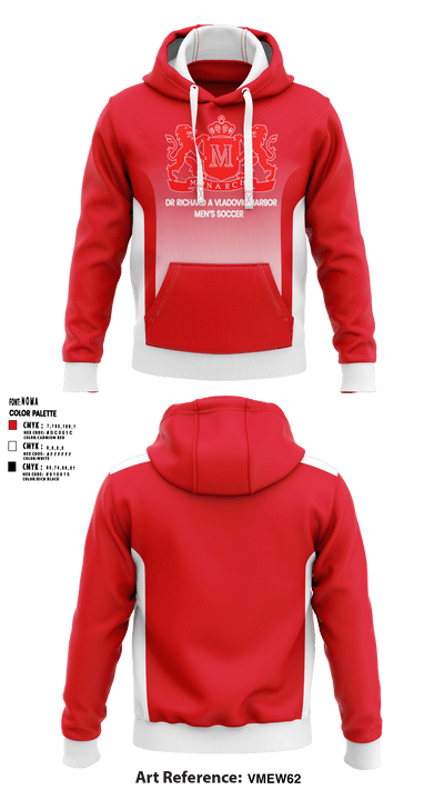 Dr Richard A Vladovic Harbor Teacher Prep Academy Soccer 63525708 Hoodie - 1