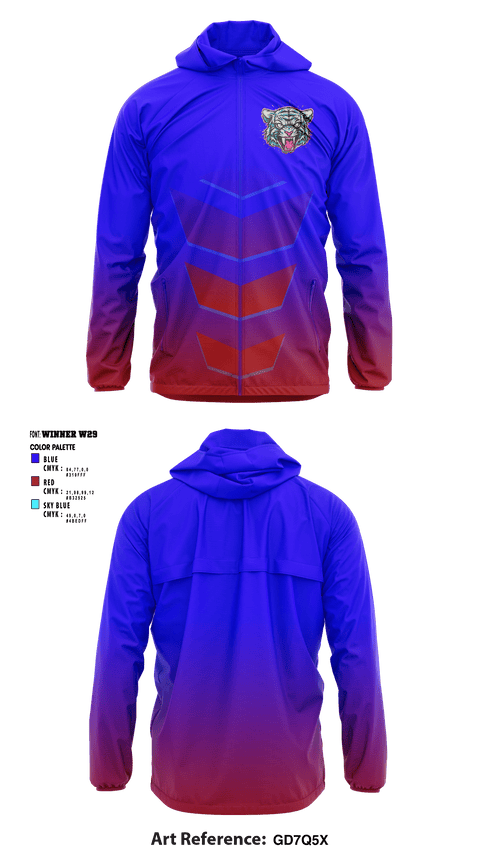 Windbreaker, Murik, Cross Country, Teamtime, Team time, sublimation, custom sports apparel, team uniforms, spirit wear, spiritwear, sports uniforms, custom shirts, team store, custom team store, fundraiser sports, apparel fundraiser