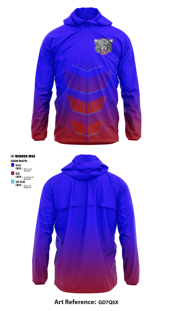 Windbreaker, Murik, Cross Country, Teamtime, Team time, sublimation, custom sports apparel, team uniforms, spirit wear, spiritwear, sports uniforms, custom shirts, team store, custom team store, fundraiser sports, apparel fundraiser