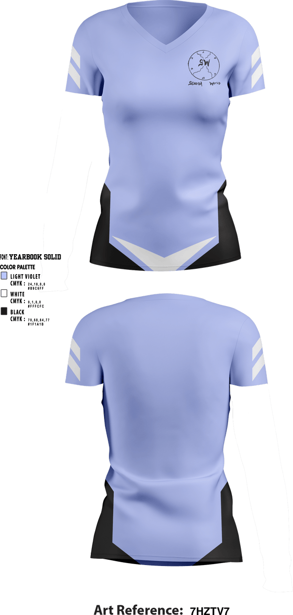 Women's Short Sleeve Vneck Shirt, ScoodaWorld, Rugby, Teamtime, Team time, sublimation, custom sports apparel, team uniforms, spirit wear, spiritwear, sports uniforms, custom shirts, team store, custom team store, fundraiser sports, apparel fundraiser