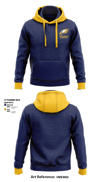 West Babylon High School Gymnastics 81093616 Hoodie - 1