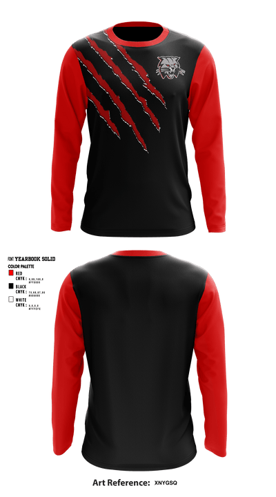 Ignacio Wrestling 44777375 Long Sleeve Performance Shirt - 1