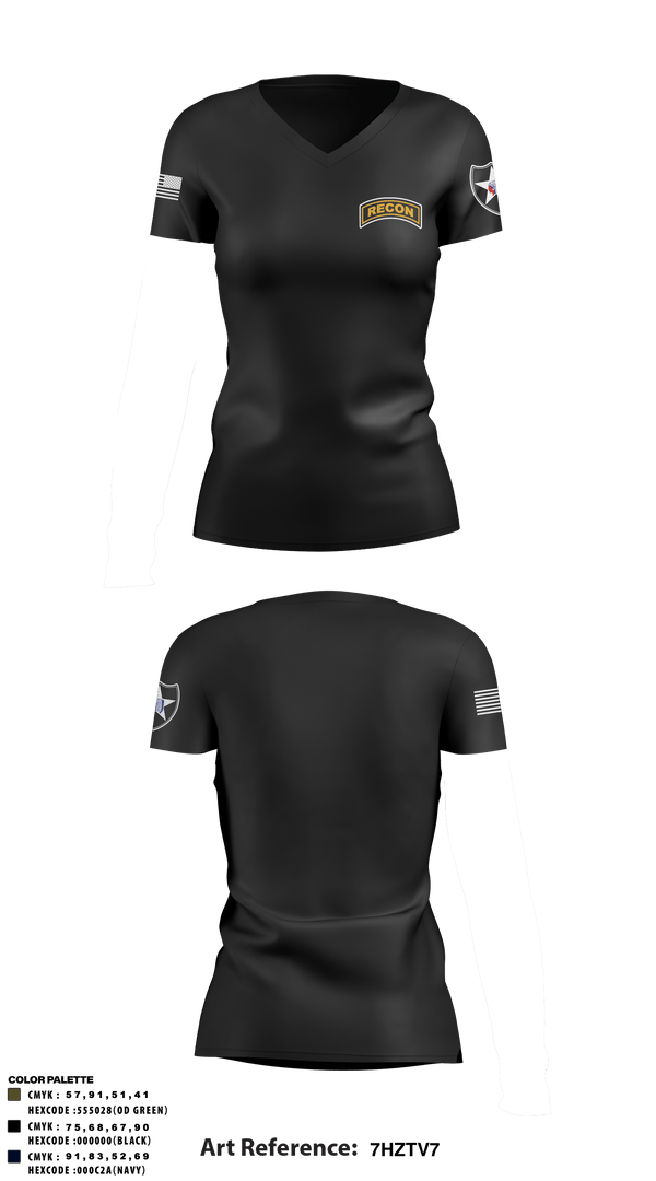 Women's Short Sleeve Vneck Shirt, , Army, Teamtime, Team time, sublimation, custom sports apparel, team uniforms, spirit wear, spiritwear, sports uniforms, custom shirts, team store, custom team store, fundraiser sports, apparel fundraiser