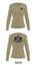 Fugitive apprehension street team 48139559 Women's Long Sleeve V-neck Shirt - 47