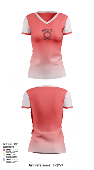Women's Short Sleeve Vneck Shirt, , Fire Department, Teamtime, Team time, sublimation, custom sports apparel, team uniforms, spirit wear, spiritwear, sports uniforms, custom shirts, team store, custom team store, fundraiser sports, apparel fundraiser