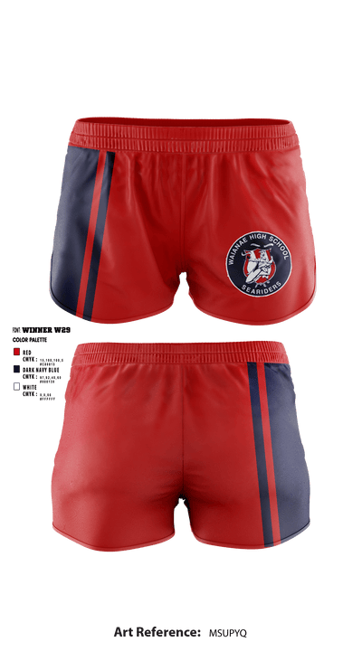 Waianae High School 18625486 Women's Shorts - 1