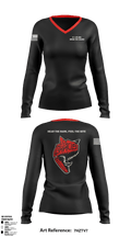 C 1-43 ADA 26758454 Women's Long Sleeve V-neck Shirt - 4