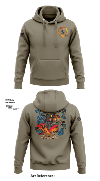Golf Company, 229th MI BN 34374533 Hoodie - 4