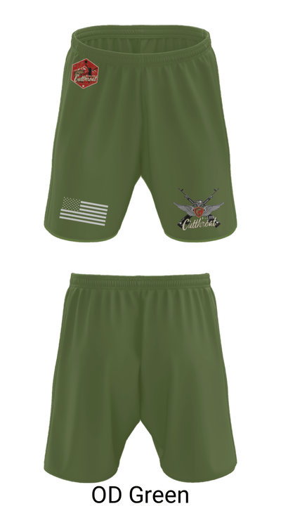 A Co. 2-211th GSAB 21328090 Athletic Shorts With Pockets - 28