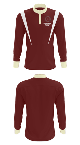 Quarter Zip Jacket, Elgin High School Golf, Golf, Teamtime, Team time, sublimation, custom sports apparel, team uniforms, spirit wear, spiritwear, sports uniforms, custom shirts, team store, custom team store, fundraiser sports, apparel fundraiser
