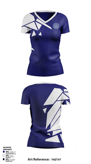 Women's Short Sleeve Vneck Shirt, The Springs A Montessori School, Spirit Store, Teamtime, Team time, sublimation, custom sports apparel, team uniforms, spirit wear, spiritwear, sports uniforms, custom shirts, team store, custom team store, fundraiser sports, apparel fundraiser