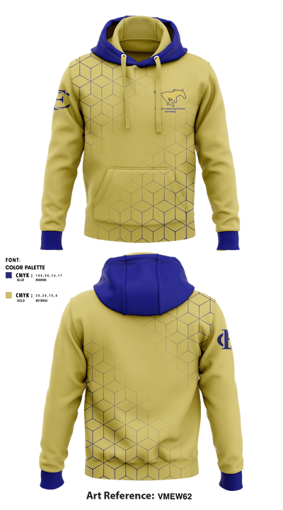 Fountain Central High School Swimming 83711892 Hoodie - 1
