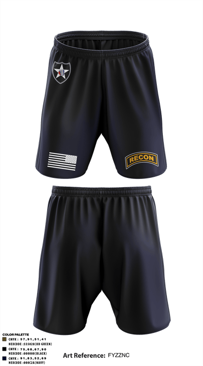 Recon 75963239 Athletic Shorts With Pockets - 3