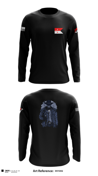 Long Sleeve Performance Shirt, 2-6 Cav A Trp, Army, Teamtime, Team time, sublimation, custom sports apparel, team uniforms, spirit wear, spiritwear, sports uniforms, custom shirts, team store, custom team store, fundraiser sports, apparel fundraiser