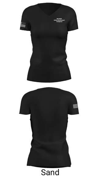 Women's Short Sleeve Vneck Shirt, , Army, Teamtime, Team time, sublimation, custom sports apparel, team uniforms, spirit wear, spiritwear, sports uniforms, custom shirts, team store, custom team store, fundraiser sports, apparel fundraiser