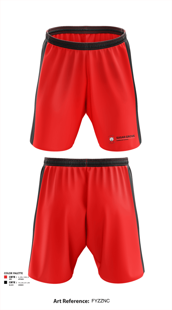 Athletic Shorts With Pockets, Sugar Grove Elementary School, Spirit Store, Teamtime, Team time, sublimation, custom sports apparel, team uniforms, spirit wear, spiritwear, sports uniforms, custom shirts, team store, custom team store, fundraiser sports, apparel fundraiser