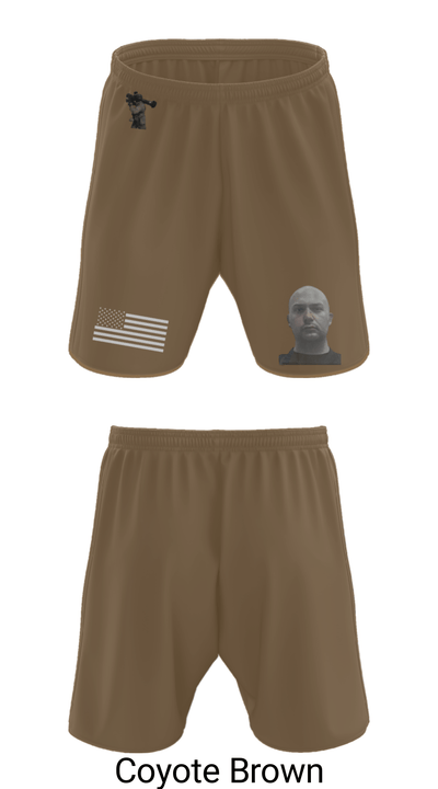 B-Troop 1/11 ACR 72501441 Athletic Shorts With Pockets - 13