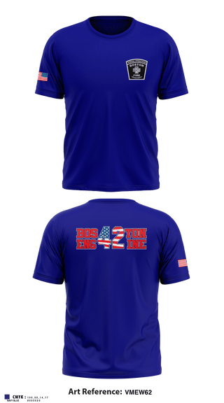 Short Sleeve Performance Shirt, Boston Fire Department Engine-42, , Teamtime, Team time, sublimation, custom sports apparel, team uniforms, spirit wear, spiritwear, sports uniforms, custom shirts, team store, custom team store, fundraiser sports, apparel fundraiser
