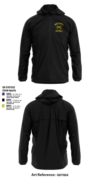 Windbreaker, Bret Harte Union High School Softball, Softball, Teamtime, Team time, sublimation, custom sports apparel, team uniforms, spirit wear, spiritwear, sports uniforms, custom shirts, team store, custom team store, fundraiser sports, apparel fundraiser