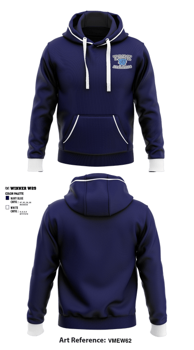 York High School Volleyball 20811164 Hoodie - 1