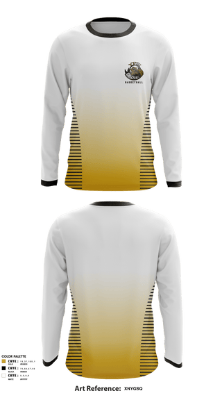 Long Sleeve Performance Shirt, Ypsilanti Community High School Basketball, Men's Basketball, Teamtime, Team time, sublimation, custom sports apparel, team uniforms, spirit wear, spiritwear, sports uniforms, custom shirts, team store, custom team store, fundraiser sports, apparel fundraiser