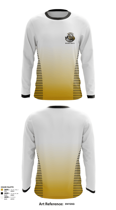 Ypsilanti Community High School Basketball 61846210 Long Sleeve Performance Shirt - 1