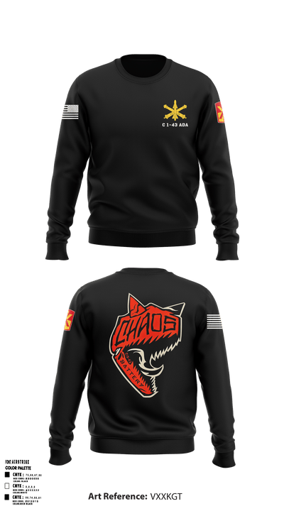 C 1-43 ADA 65403785 Crew Neck Sweatshirt - 2