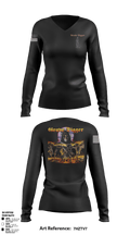 Grave digger 21039864 Women's Long Sleeve V-neck Shirt - 1