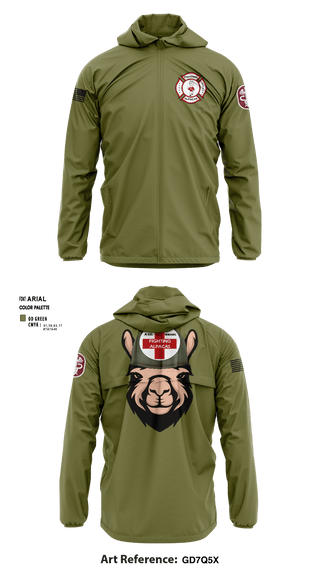 Windbreaker, WBAMCAlpha Company, WBAMC, Softball, Teamtime, Team time, sublimation, custom sports apparel, team uniforms, spirit wear, spiritwear, sports uniforms, custom shirts, team store, custom team store, fundraiser sports, apparel fundraiser