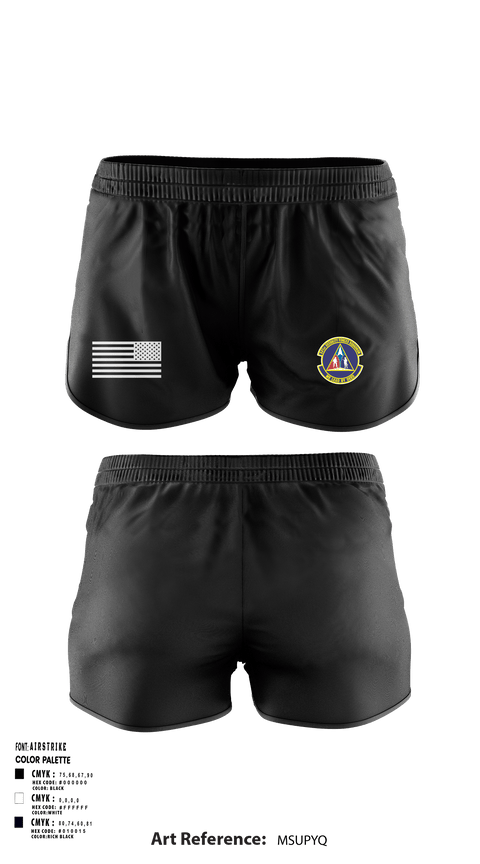 Women's Shorts, 341st SFS, Air Force, Teamtime, Team time, sublimation, custom sports apparel, team uniforms, spirit wear, spiritwear, sports uniforms, custom shirts, team store, custom team store, fundraiser sports, apparel fundraiser