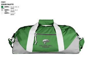 Duffle Bag, Collins Hill High School Tennis, Tennis, Teamtime, Team time, sublimation, custom sports apparel, team uniforms, spirit wear, spiritwear, sports uniforms, custom shirts, team store, custom team store, fundraiser sports, apparel fundraiser