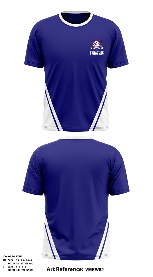Short Sleeve Rash Guard Shirt, Syracuse Academy of Science, Track & Field, Teamtime, Team time, sublimation, custom sports apparel, team uniforms, spirit wear, spiritwear, sports uniforms, custom shirts, team store, custom team store, fundraiser sports, apparel fundraiser
