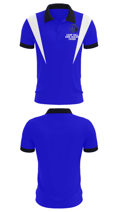 Camp Hill High School Cheer 91837106 Short Sleeve Performance Polo - 2