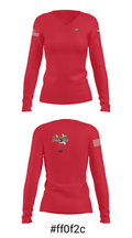 Rainbow Smoke Shop 4743142 Women's Long Sleeve V-neck Shirt - 20