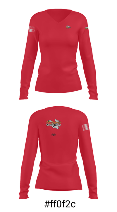 Rainbow Smoke Shop 4743142 Women's Long Sleeve V-neck Shirt - 20