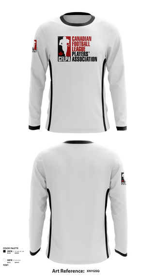 Long Sleeve Performance Shirt, CFLPA, Football, Teamtime, Team time, sublimation, custom sports apparel, team uniforms, spirit wear, spiritwear, sports uniforms, custom shirts, team store, custom team store, fundraiser sports, apparel fundraiser