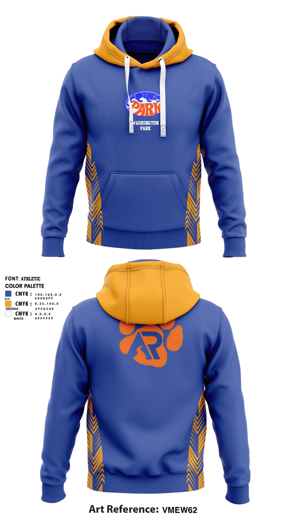 Hoodie, Washington Park High School Basketball, Women's Basketball, Teamtime, Team time, sublimation, custom sports apparel, team uniforms, spirit wear, spiritwear, sports uniforms, custom shirts, team store, custom team store, fundraiser sports, apparel fundraiser