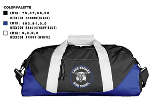 Duffle Bag, Lake Norman High School, Spirit Store, Teamtime, Team time, sublimation, custom sports apparel, team uniforms, spirit wear, spiritwear, sports uniforms, custom shirts, team store, custom team store, fundraiser sports, apparel fundraiser