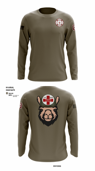 Long Sleeve Performance Shirt, WBAMCAlpha Company, WBAMC, Softball, Teamtime, Team time, sublimation, custom sports apparel, team uniforms, spirit wear, spiritwear, sports uniforms, custom shirts, team store, custom team store, fundraiser sports, apparel fundraiser