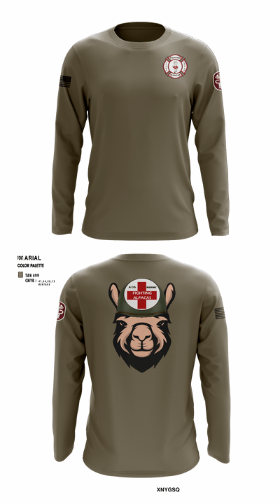 Alpha Company, WBAMC 94187438 Long Sleeve Performance Shirt - 7