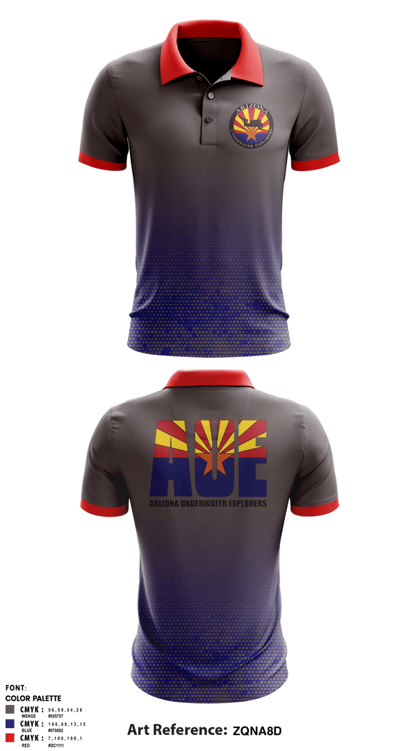 Short Sleeve Performance Polo, Arizona Underwater Explorers, , Teamtime, Team time, sublimation, custom sports apparel, team uniforms, spirit wear, spiritwear, sports uniforms, custom shirts, team store, custom team store, fundraiser sports, apparel fundraiser