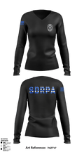 SDRPA 74726956 Women's Long Sleeve V-neck Shirt - 1