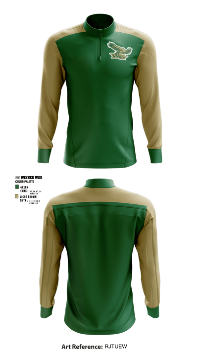 Woodward-Granger Middle School 4966200 Quarter Zip Jacket - 1