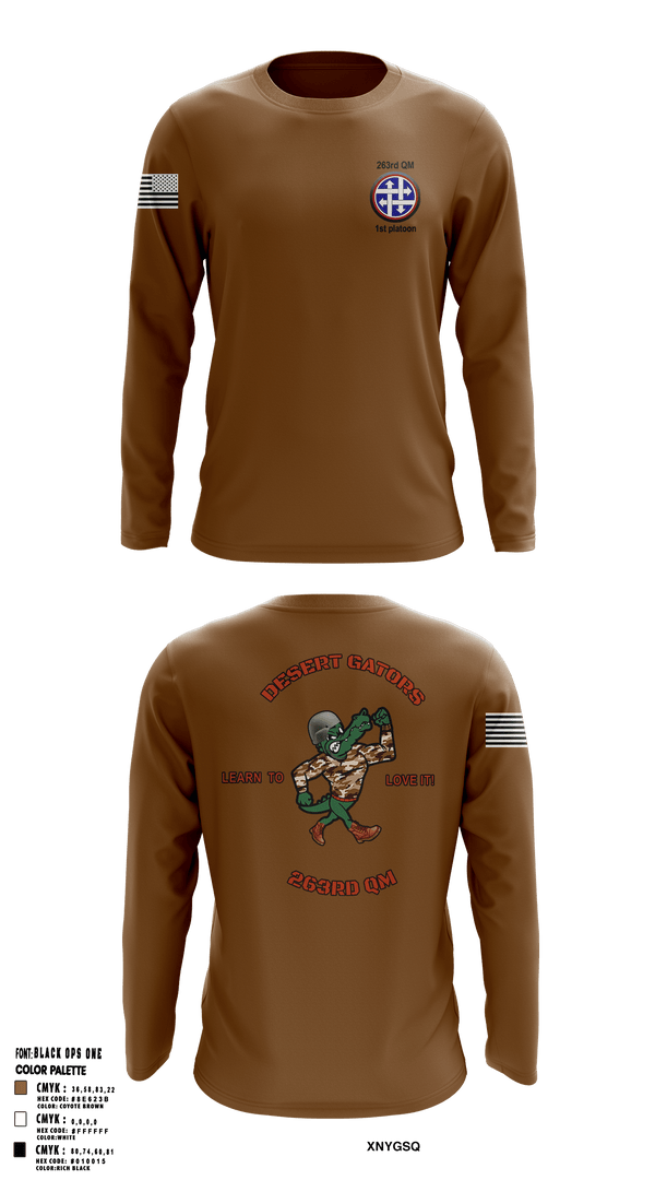 Long Sleeve Performance Shirt, 263rd QM, Army, Teamtime, Team time, sublimation, custom sports apparel, team uniforms, spirit wear, spiritwear, sports uniforms, custom shirts, team store, custom team store, fundraiser sports, apparel fundraiser