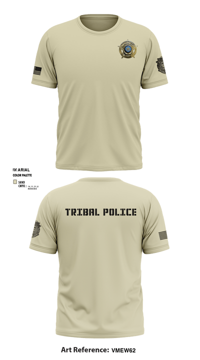 Eastern Shawnee Tribal Police 73684193 Short Sleeve Performance Shirt - 1 (1)